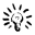 light buld icon showing radiating light